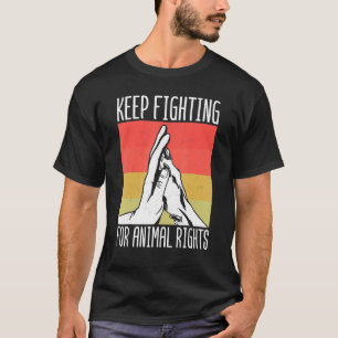 Camiseta Direitos de Conservação dos Animais do Ativista An