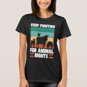 Camiseta Direitos de Conservação dos Animais do Ativista An