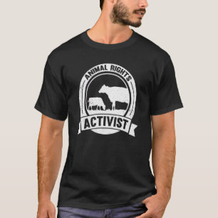 Camiseta Direitos de Conservação dos Animais do Ativista An