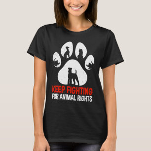 Camiseta Direitos de Conservação dos Animais do Ativista An