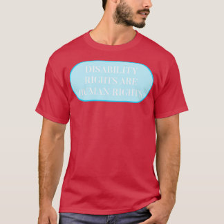 Camiseta Direitos de Deficiência São Direitos Humanos