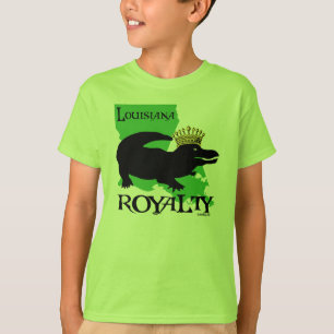 Camiseta Direitos de Louisiana (jacaré preto)