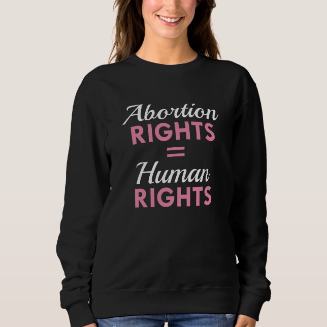 Camiseta Direitos do Aborto Igualdade de Direitos Humanos (Frente)