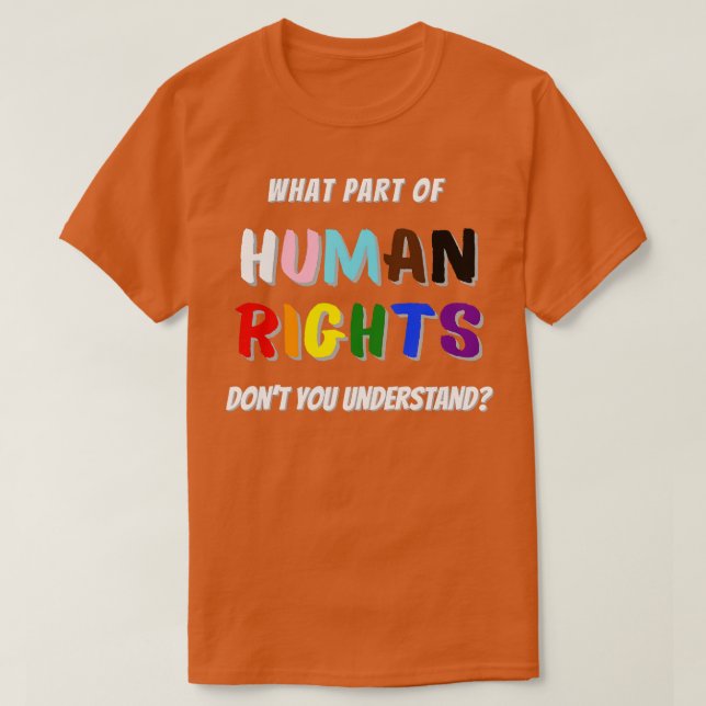 Camiseta Direitos do Homem (Frente do Design)