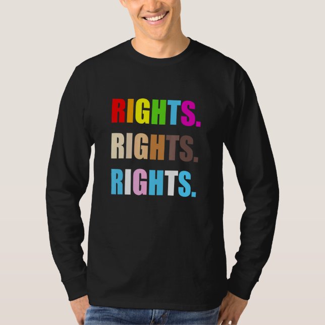 Camiseta Direitos do Orgulho BLM - Direitos LGBT (Frente)