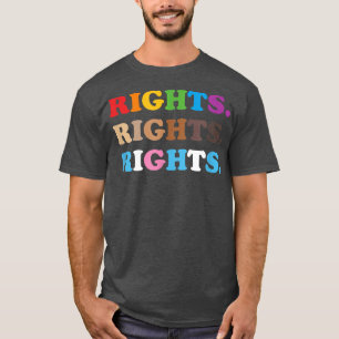 Camiseta Direitos do Orgulho BLM Direitos LGBT Orgulho de I