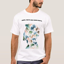 Camiseta Direitos dos animais