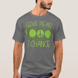 Camiseta Direitos dos animais e vegetais dão às ervilhas um
