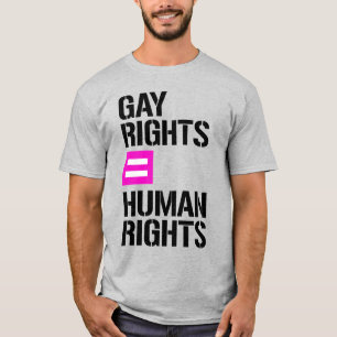 CAMISETA DIREITOS DOS GAY = DIREITOS HUMANOS