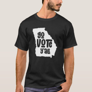 Camiseta Direitos eleitorais Igualdade de votos Geórgia