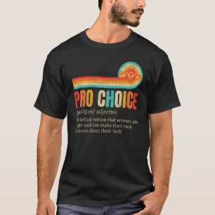 Camiseta Direitos Feministas de Definição Pró Meu Corpo Meu