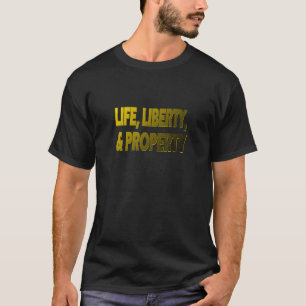 Camiseta Direitos fundamentais Liberdade e propriedade