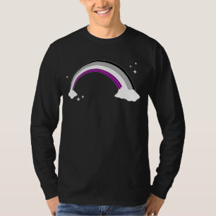 Camiseta Direitos Humanos Bandeira Asexual Rainbow Ace Prid
