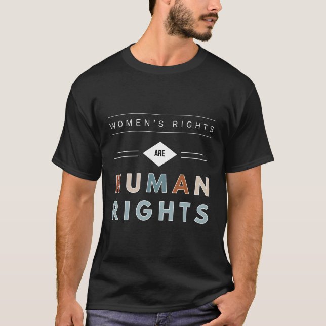 Camiseta Direitos Humanos Feminismo Marcha S (Frente)