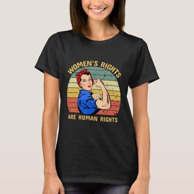 Camiseta Direitos Humanos Feminismo Mulheres Feministas Rb (Frente)