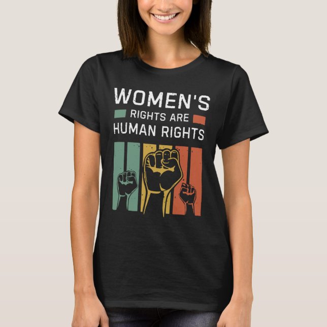 Camiseta Direitos Humanos Feminismo Mulheres Feministas Rb (Frente)