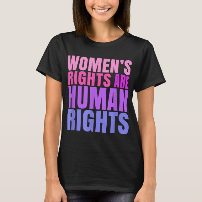 Camiseta Direitos Humanos Mulheres à Direita (Frente)