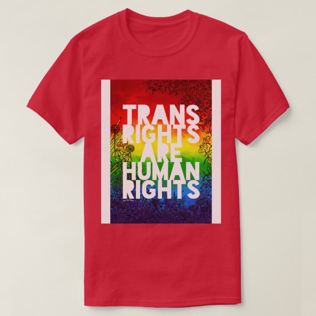 Camiseta Direitos Humanos são Direitos Humanos 3 (Frente do Design)