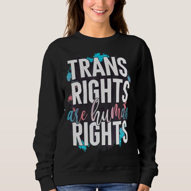 Camiseta Direitos Humanos São Direitos Humanos Transgênero  (Frente)