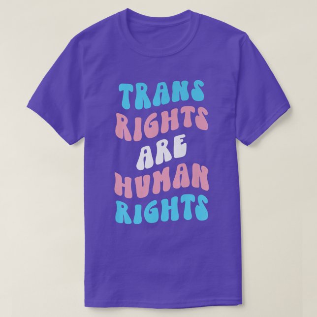 Camiseta Direitos Humanos são Transgênero Ally Bat (Frente do Design)