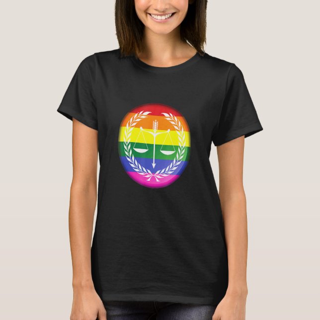 Camiseta Direitos iguais Justiça Lgbtq Orgulho Blm Gay Tran (Frente)