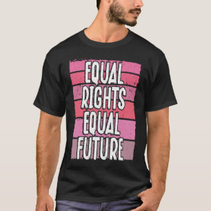 Camiseta Direitos iguais para as impressões digitais Iguald