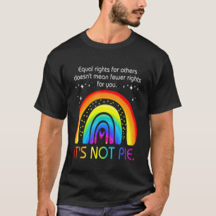 Camiseta Direitos iguais para as Pessoas não é uma empada