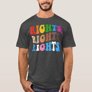 Camiseta Direitos LGBT Direitos do Orgulho BLM Direitos LGB