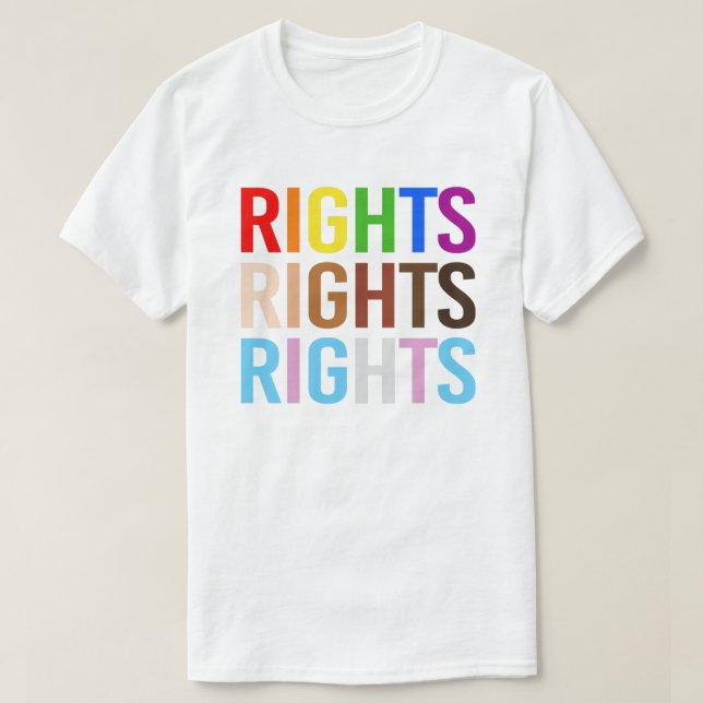 Camiseta Direitos LGBTQ+ (Frente do Design)