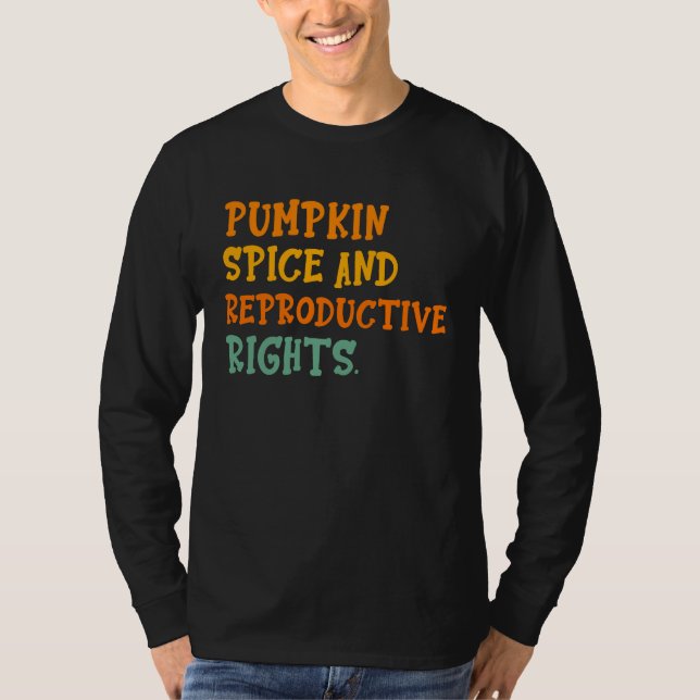 Camiseta Direitos Reprodutivos de Tempero de Abóbora para m (Frente)