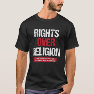 Camiseta Direitos Sobre A Religião Athiest Agnostic Stateme