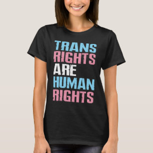 Camiseta Direitos Trans são Direitos Humanos Transgênero Or