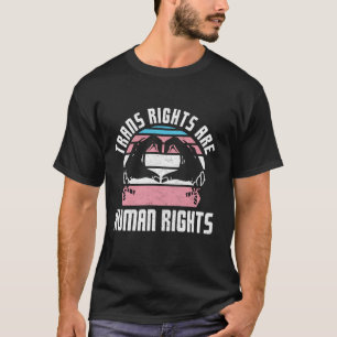 Camiseta Direitos Transexuais do Coração são Direitos Human