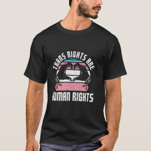 Camiseta Direitos Transexuais do Coração são Direitos Human