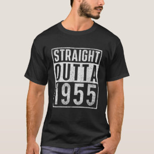 Camiseta Diretamente de 1955 Ano de Nascimento Aniversário