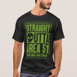 Camiseta Direto da Área 51 Tempestade Área 51 Ufo Alien