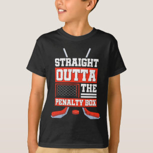 Camiseta Direto da Caixa de Penalidade Jogador de Hóquei En