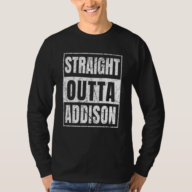 Camiseta Direto de Addison Illinois State (Frente)