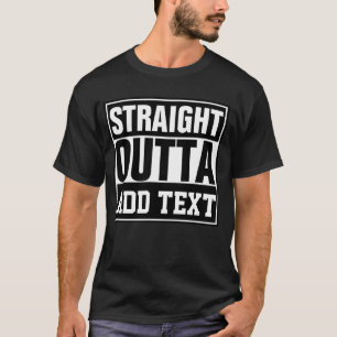 Camiseta DIRETO DE - adicione seu texto aqui/criar próprio