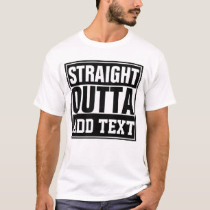 Camiseta DIRETO DE - adicione seu texto aqui/criar próprio