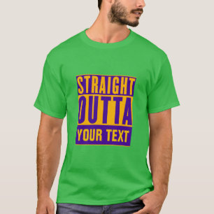 Camiseta DIRETO DE - adicione seu texto aqui/crie o seu