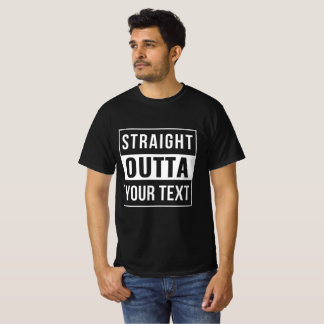 Camiseta DIRETO DE - adicione seu texto aqui/crie o seu