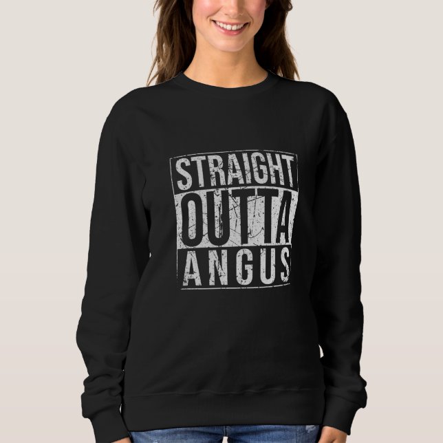Camiseta Direto de Angus Vintage (Frente)