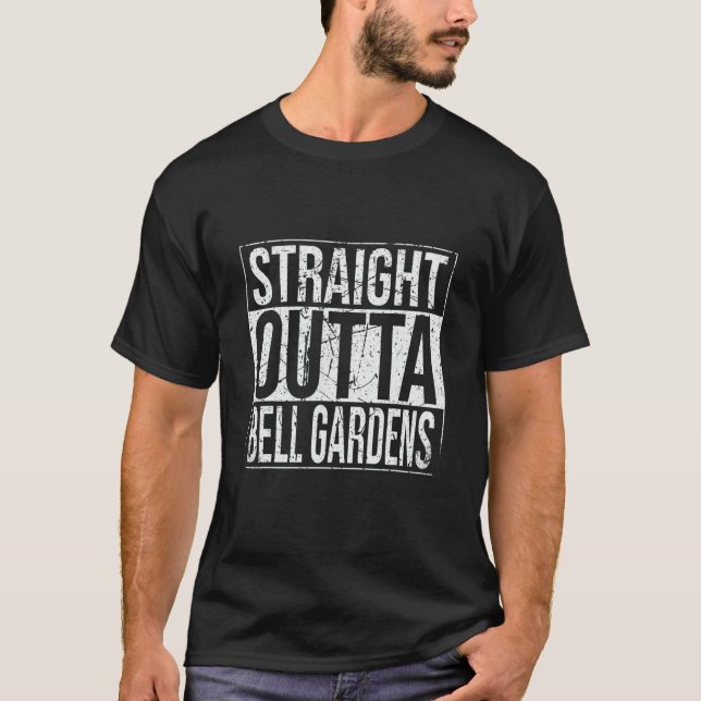 Camiseta Direto de Bell Gardens Vintage (Frente)
