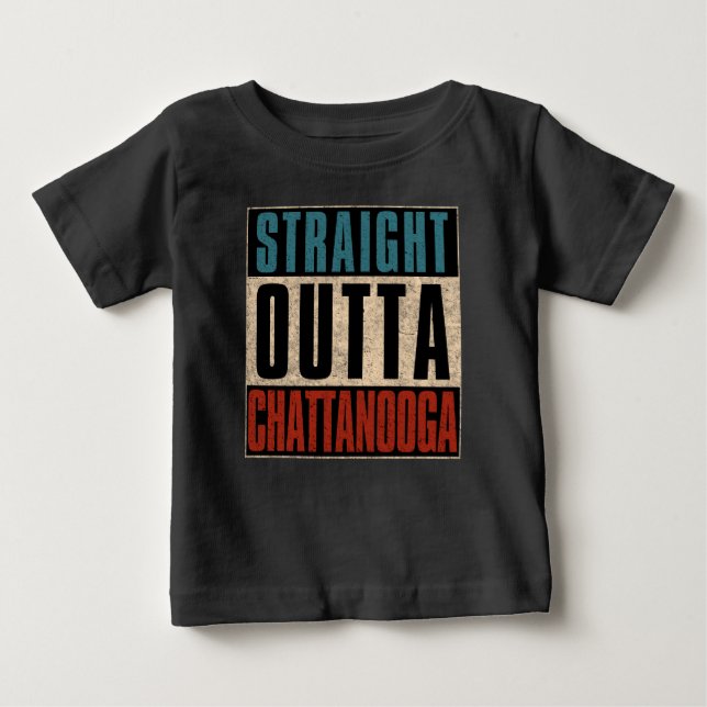 Camiseta Direto de Chattanooga Tennessee TN (Frente)
