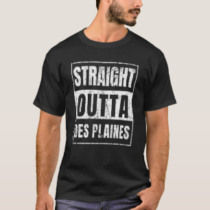 Camiseta Direto de Des Plaines Estado de Illinois