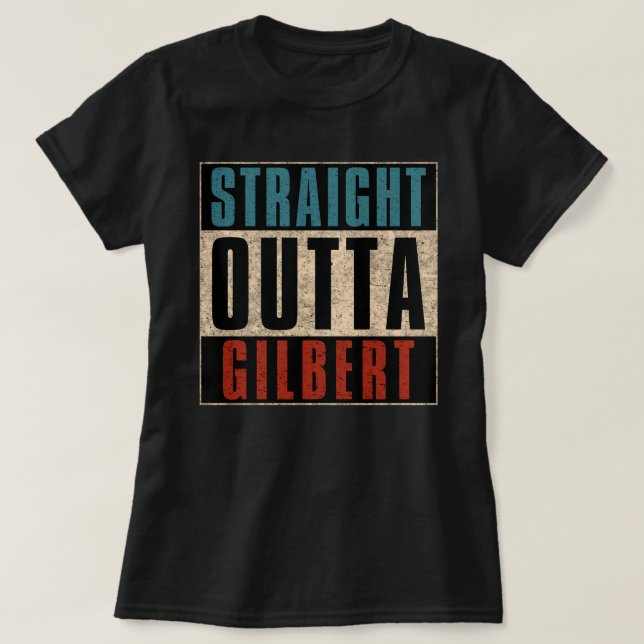 Camiseta Direto de Gilbert Arizona AZ (Frente do Design)