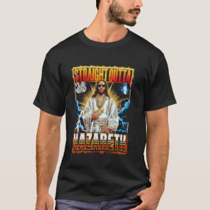 Camiseta Direto de Nazaré, Jesus Engraçado Rapper Hip Hop