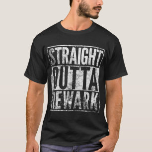 Camiseta Direto de Newark Nova Jersey Efeito Desgastado