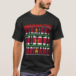 Camiseta Direto de Suriname Orgulho Afro Sranan Tongo Cr